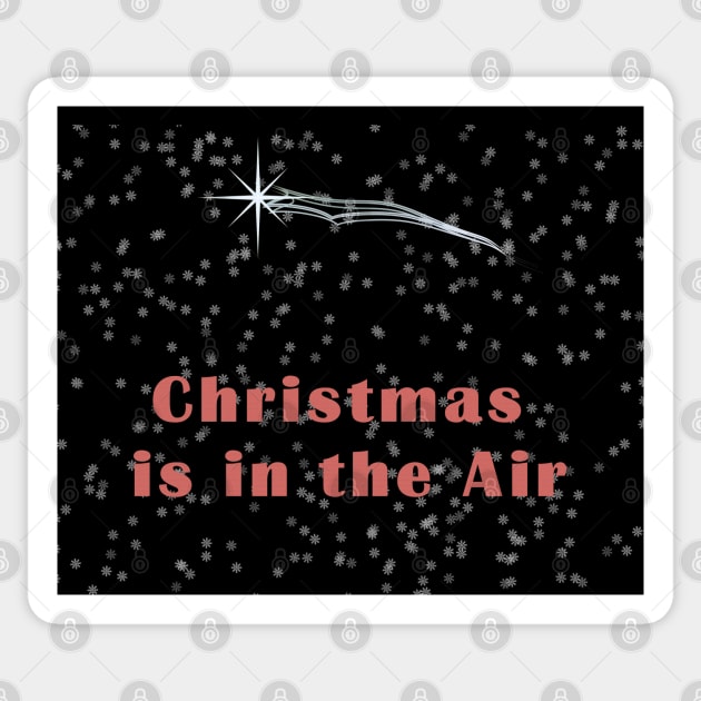 Christmas is in the Air Sticker by wagnerps